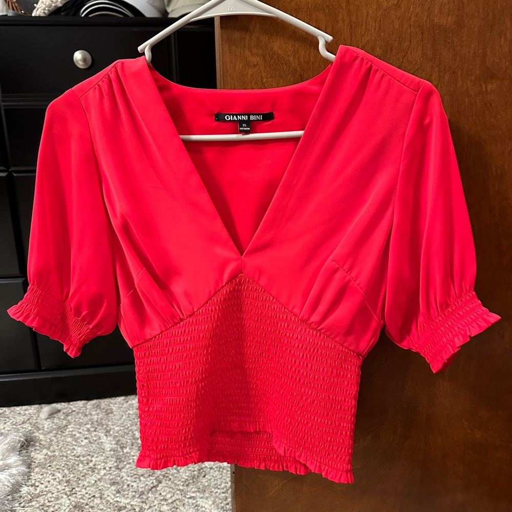 Red Giana Bernini top - Size XS